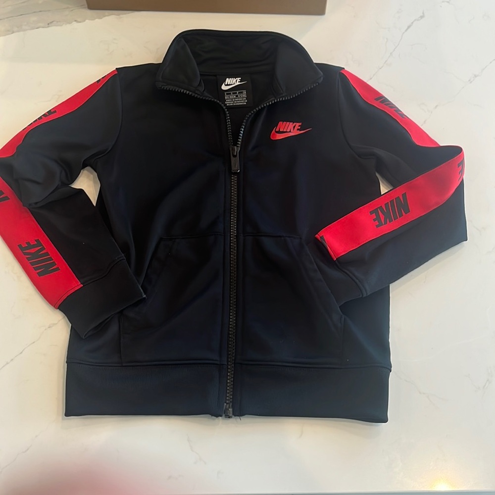 Nike boys black & red athletic jacket